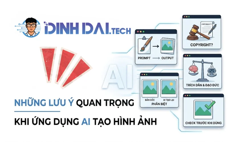 Những lưu ý quan trọng khi ứng dụng AI tạo hình ảnh