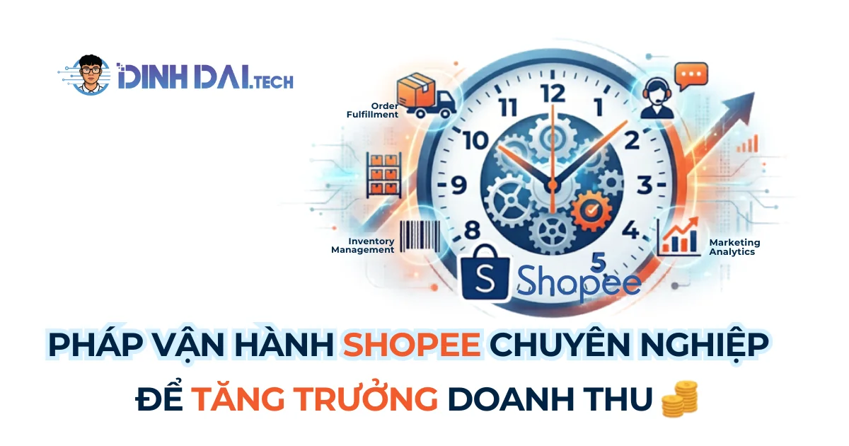 Giải pháp vận hành Shopee chuyên nghiệp để tăng trưởng doanh thu
