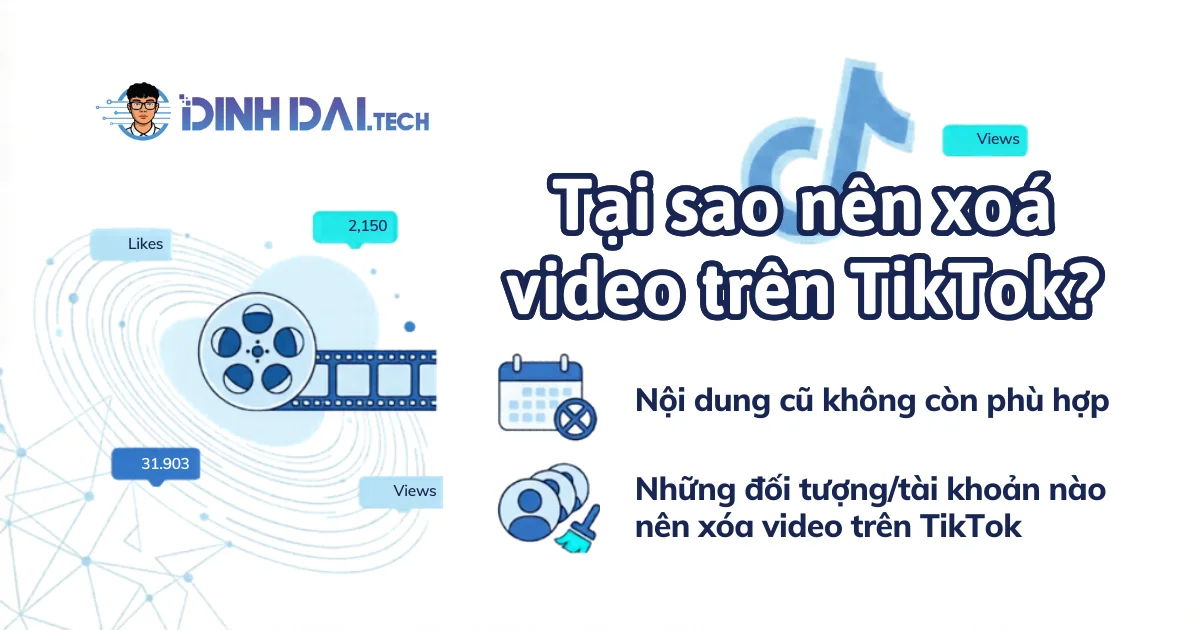 Tại sao nên xoá video trên tiktok?